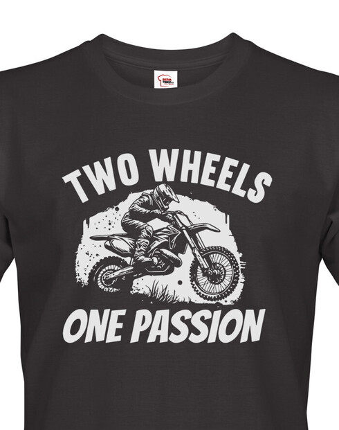 Pánské tričko Two wheels one passion