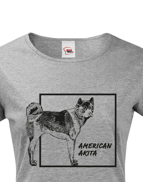 Dámské tričko American Akita