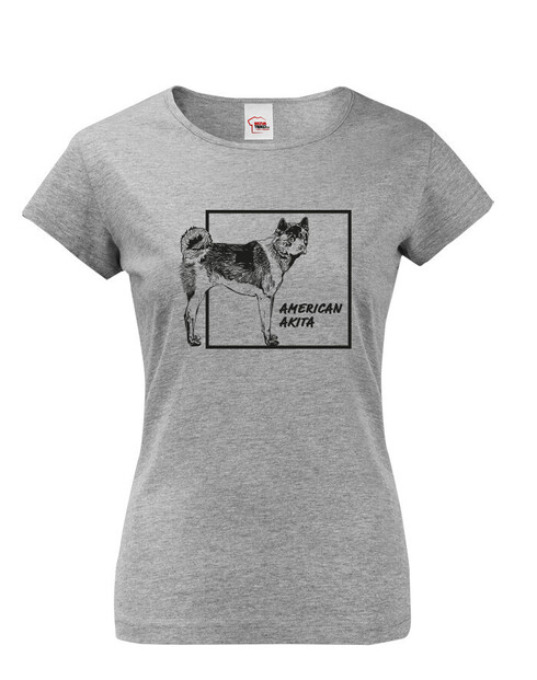 Dámské tričko American Akita