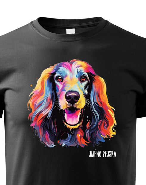 Dětské tričko Afganský chrt