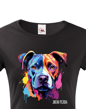 Dámské tričko Americký stafordšírsky teriér