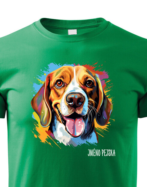 Dětské tričko Bígl