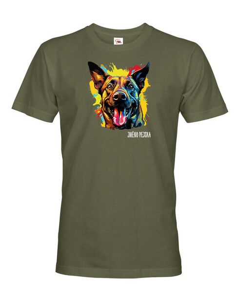 Pánské tričko Belgický ovčák