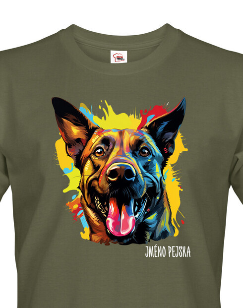 Pánské tričko Belgický ovčák