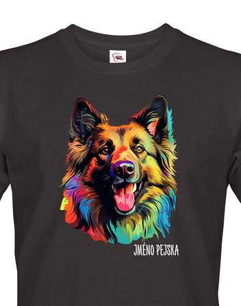 Pánské tričko Belgický ovčák Tervuren