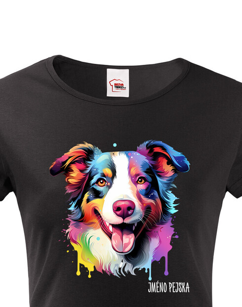 Dámské tričko Border kólie