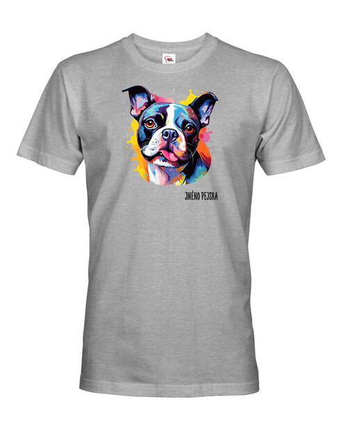 Pánské tričko Bostonský teriér