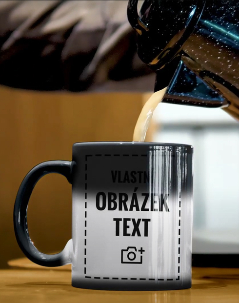 Magický měnící se hrnek s vlastním potiskem