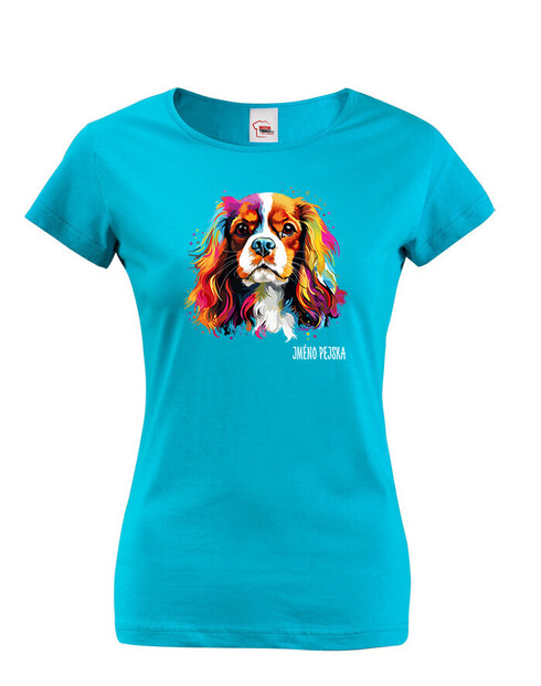 Dámské tričko Kavalír King Charles španěl