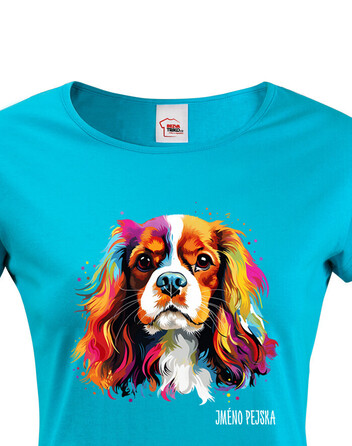 Dámské tričko Kavalír King Charles španěl