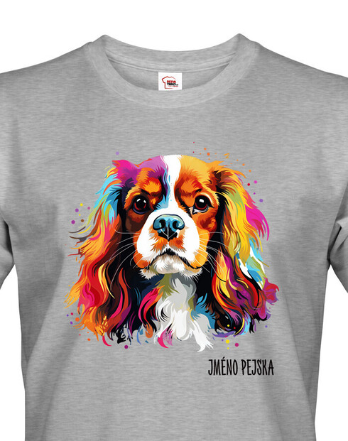 Pánské tričko Kavalír King Charles španěl