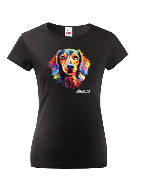 Dámské tričko Jezevčík