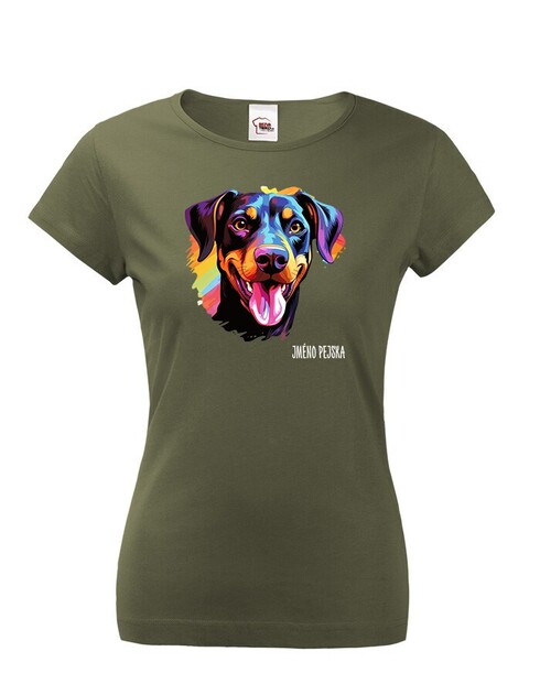 Dámské tričko Dobrman