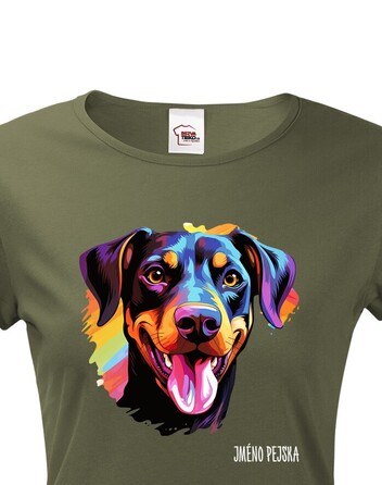 Dámské tričko Dobrman