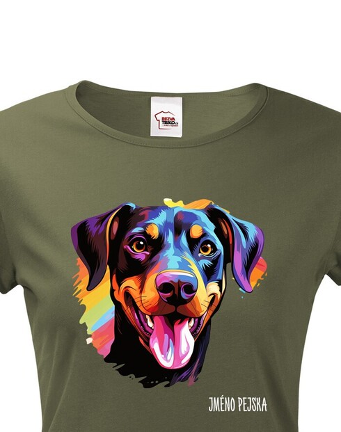 Dámské tričko Dobrman