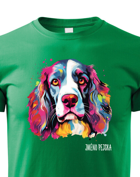 Dětské tričko Anglický špringršpaněl