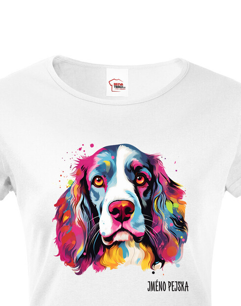 Dámské tričko Anglický špringršpaněl