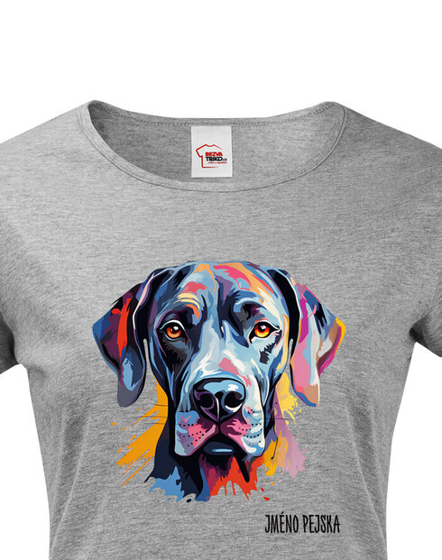 Dámské tričko Německá doga