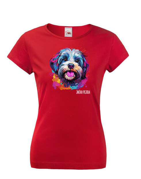 Dámské tričko Havanský pejsek