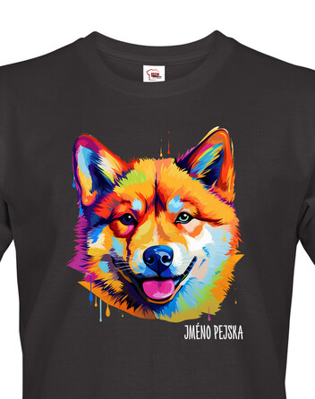 Pánské tričko Americká Akita