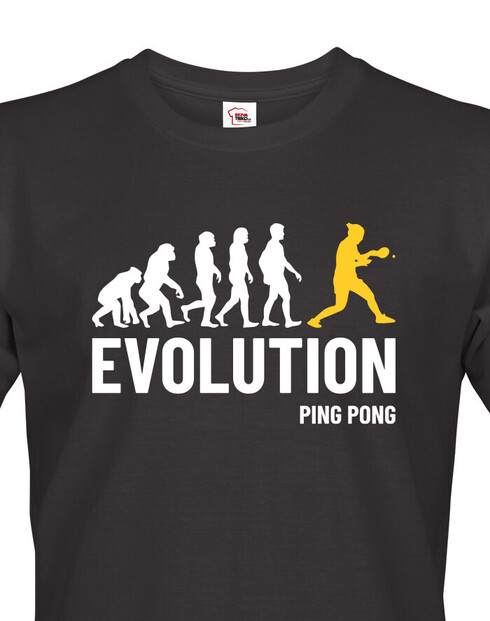 Pánské tričko Evoluce Ping pong
