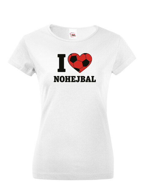 Dámské tričko I love nohejbal