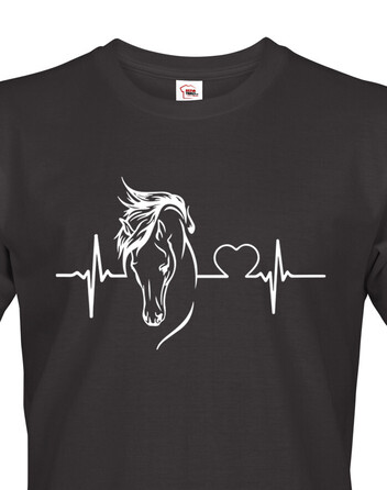 Pánské tričko Tep a kůň 2