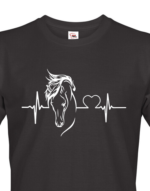 Pánské tričko Tep a kůň 2