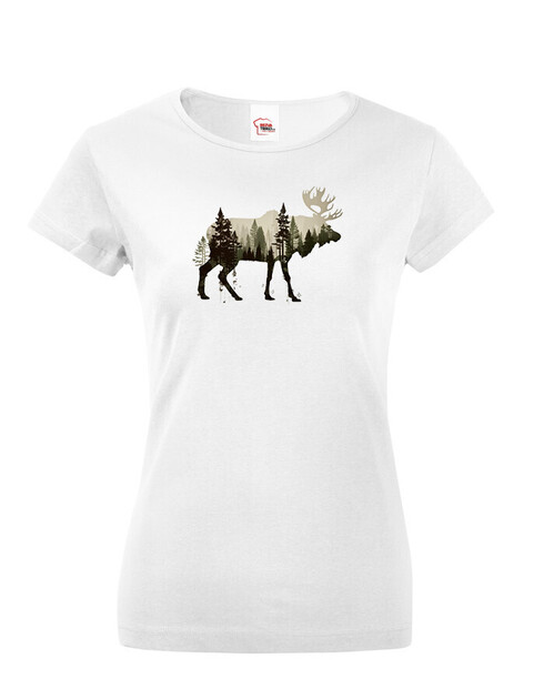 Dámské tričko Jelen