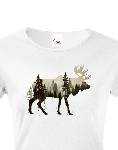 Dámské tričko Jelen