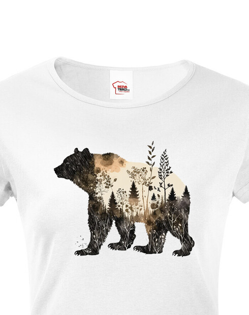 Dámské tričko Medvěd