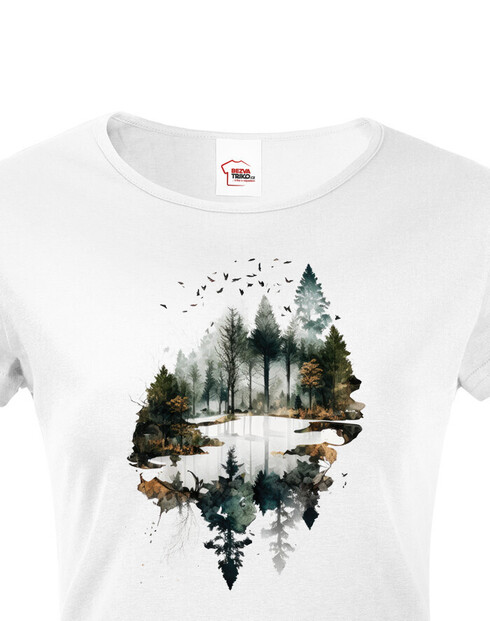 Dámské tričko Les