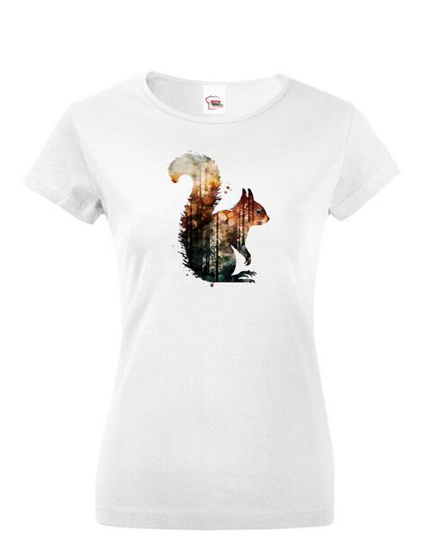 Dámské tričko Veverka