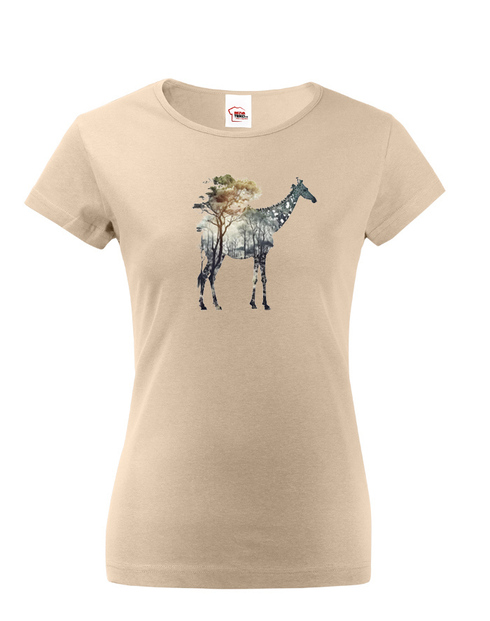 Dámské tričko Žirafa