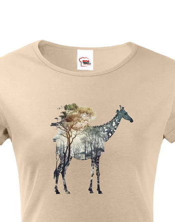 Dámské tričko Žirafa