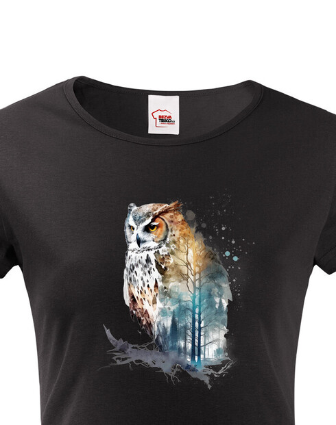 Dámské tričko Sova