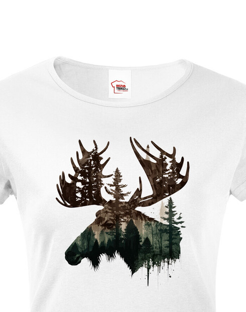 Dámské tričko Jelen