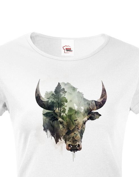 Dámské tričko Býk