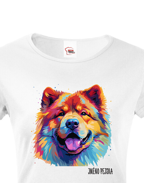 Dámské tričko Čau-čau