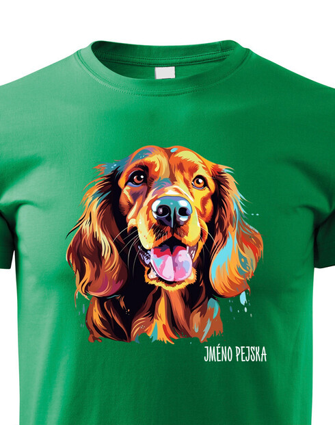 Dětské tričko Írsky seter