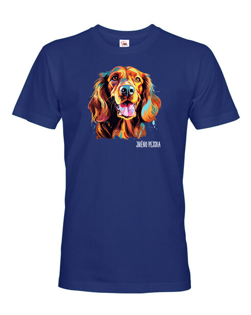 Pánské tričko Írsky seter