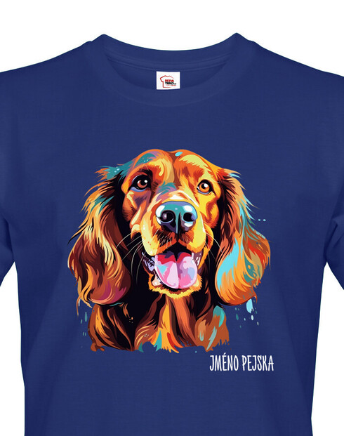 Pánské tričko Írsky seter