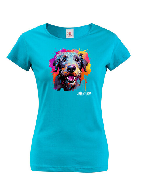 Dámské tričko Írsky vlkodav