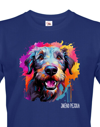 Pánské tričko Írsky vlkodav