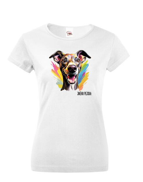 Dámské tričko Italský chrtík