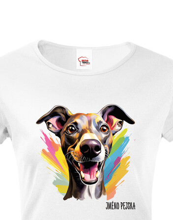 Dámské tričko Italský chrtík