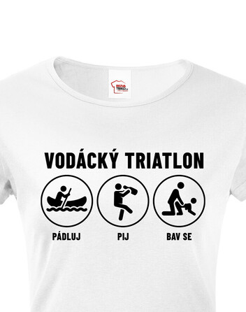 Dámské tričko Vodácký triatlon