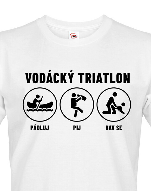 Pánské tričko Vodácký triatlon