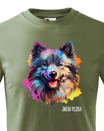 Dětské tričko Německý špic vlčí