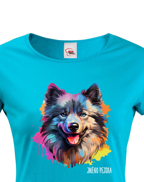 Dámské tričko Německý špic vlčí